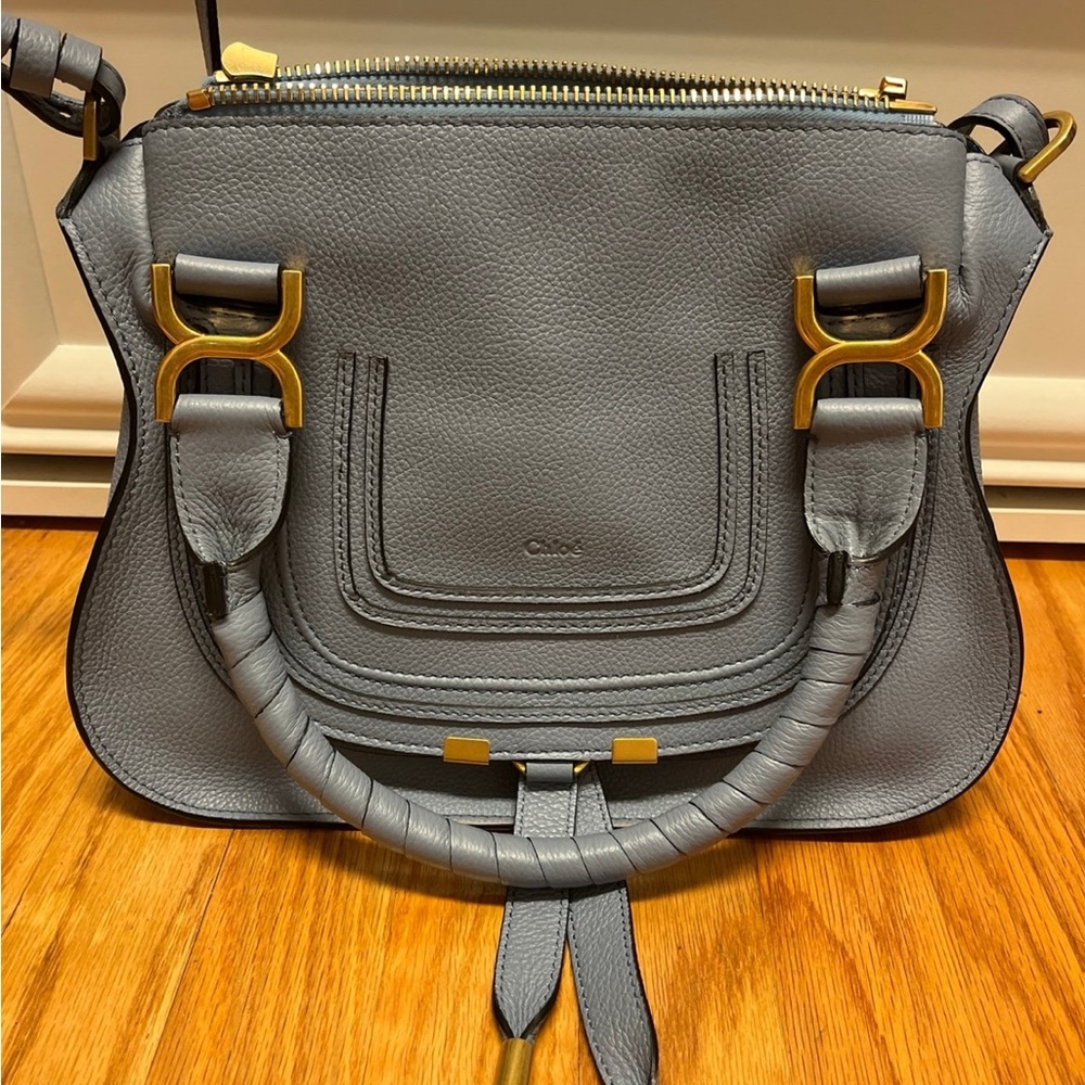 Chloe Blue Leather Bag